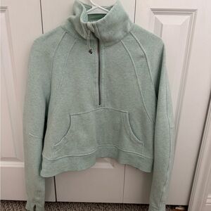 Lululemon Athletica Mint Green Scuba Crewneck